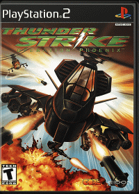 Thunder Strike: Operation Phoenix Playstation 2  box art